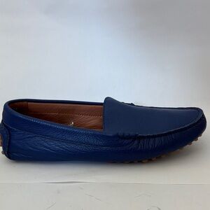 M. Gemi Deep Blue Driving Moccasin Made in Italy